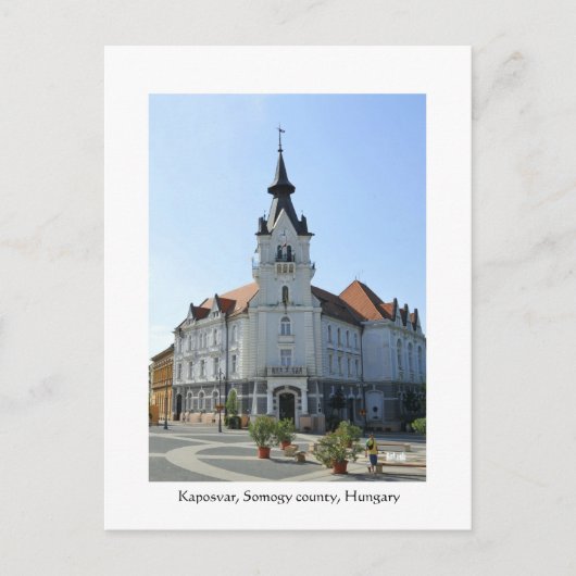 ハンガリー,カポスバルからの挨拶 ポストカード (正面)