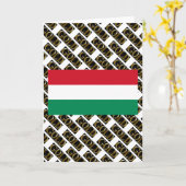 ハンガリー カード (黄色い花)