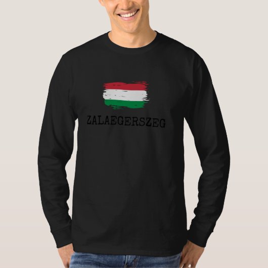 ハンガリー ザラエゲルセグ 家族 旅行 トラベル メモリアル Tシャツ (正面)