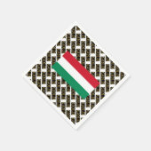 ハンガリー スタンダードカクテルナプキン (角)