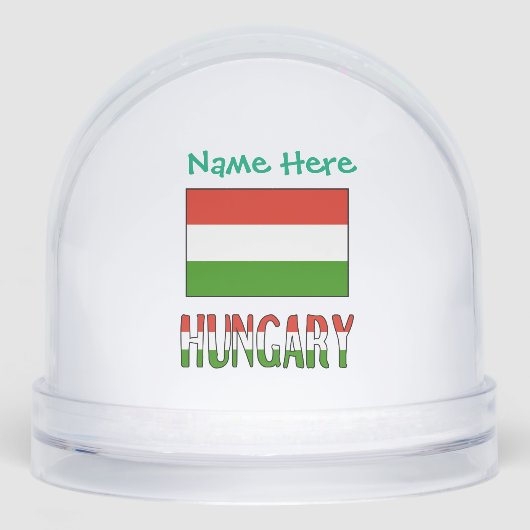 ハンガリー ハンガリー国旗 緑 カスタマイズ (正面)