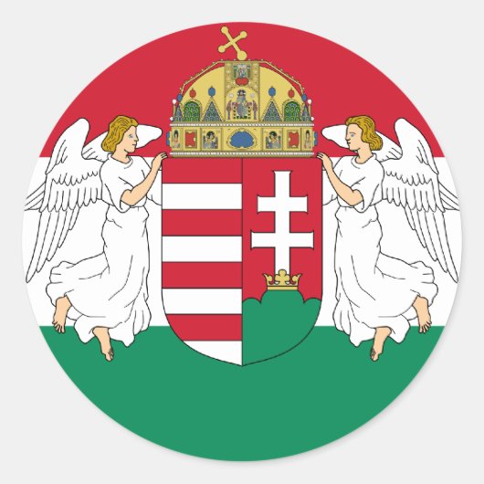 ハンガリー，ハンガリー ラウンドシール (正面)