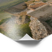 ハンガリー、バラトン湖周辺地域、シグリゲト フォトプリント            (角)