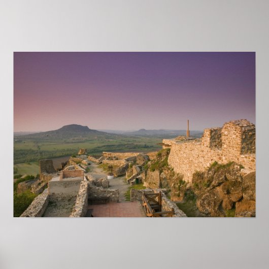 ハンガリー、バラトン湖地域、シグリット： ポスター (正面)