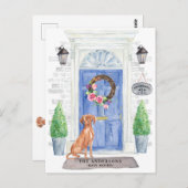 ハンガリー・ビズラ引っ越し案内はがき ポストカード (正面/裏面)