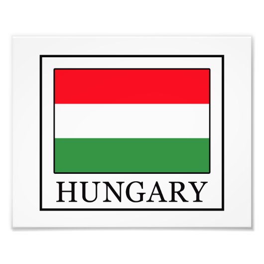 ハンガリー フォトプリント            (正面)