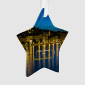 ハンガリー、ブダペストからのメリークリスマス オーナメント (正面)