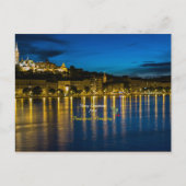 ハンガリー，ブダペストからメリークリスマス シーズンポストカード (正面)