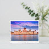 ハンガリー,ブダペストとダヌベ川 シーズンポストカード (スタンド正面)