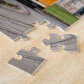 ハンガリー，ブダペストの有名な路面電車2 ジグソーパズル (側面)