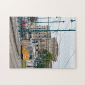 ハンガリー，ブダペストの有名な路面電車2 ジグソーパズル (横)