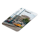 ハンガリー，ブダペストの有名な路面電車2 マグネット (左側)