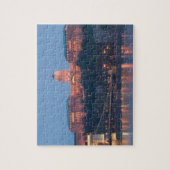 ハンガリー、ブダペスト：セヘンイー（チェーン）橋、 ジグソーパズル (縦)