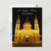 ハンガリー,ブダペスト,セント・ステファン大聖堂 ポストカード (正面/裏面)
