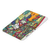 ハンガリー，ブダペスト |都市の地図 マグネット (左側)