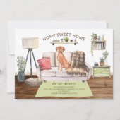 ハンガリー·ヴィスラ·ドッグ引っ越し案内 招待状 (正面)