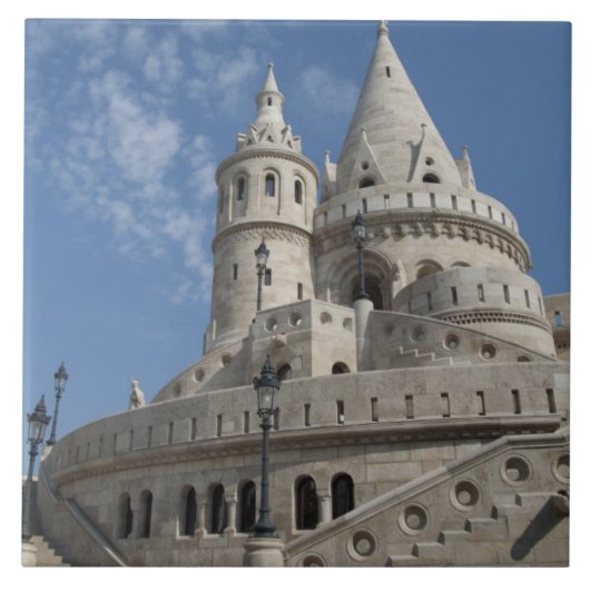 ハンガリー、首都ブダペスト。バダ城2 タイル (正面)