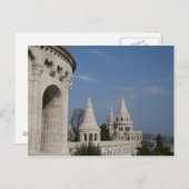 ハンガリー、首都ブダペスト。城ブダ ポストカード (正面/裏面)