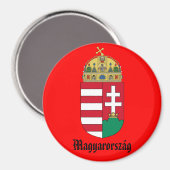 ハンガリー* Coat of Arms Magnet マグネット (正面/裏面)