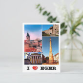 ハンガリー – Eger - I Love - ポストカード (スタンド正面)