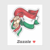 ハンガリーTシャツ第1期国旗保持国 シール (シート)