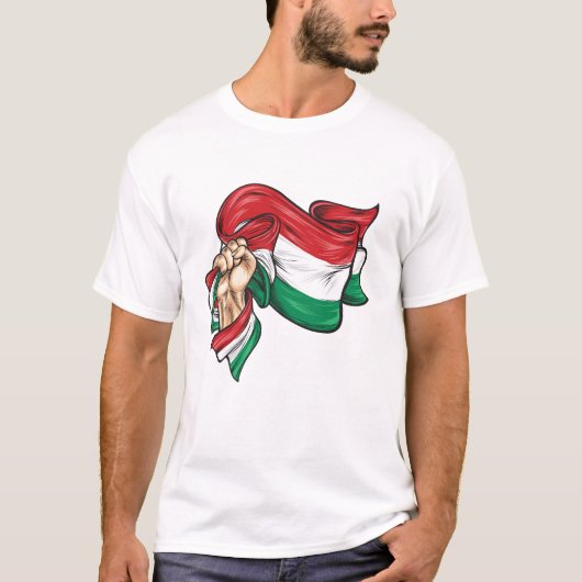 ハンガリーTシャツ第1期国旗保持国 Tシャツ (正面)