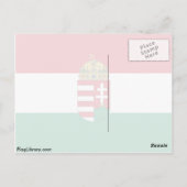 ハンガリーWith Arms (州)，ハンガリー ポストカード (裏面)