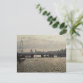 ハンガーフォードブリッジからウォータールーブリッジ ポストカード (スタンド正面)