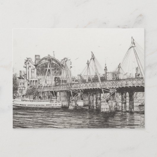 ハンガーフォードブリッジロンドン30/10/2006 ポストカード (正面)