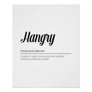 ハンガー定義 ポスター