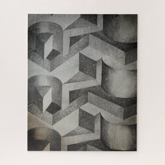 ハンガー抽象芸術 ジグソーパズル (縦)