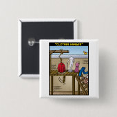 "ハンガー" 缶バッジ (正面&裏面)