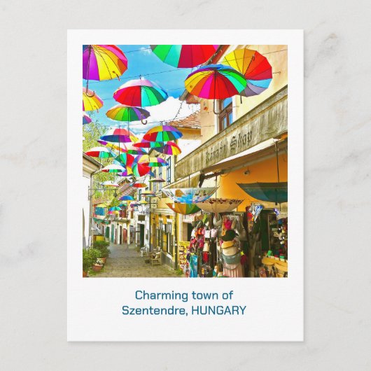 ハンガ魅力的リア，ツェンテンドレの町 ポストカード (正面)