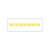 ハンキーコードセルフインキングスタンプ – 黄色 セルフインキングスタンプ (デザイン)