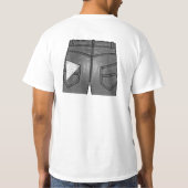 ハンキーコードホワイトシャ離れツ Tシャツ (裏面)