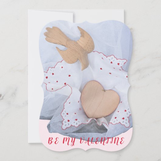 ハンキー、赤、ハート、バレンタインデーのために鳩 (正面)