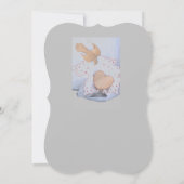 ハンキー、赤、ハート、バレンタインデーのために鳩 (裏面)