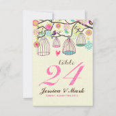 ハンギングバードケージ&レトロフラワーズ テーブルナンバー (裏面)