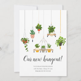 ハンギングプランツ 新居のお知らせ 引っ越しました