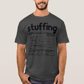 ハンクスギビングのスタッフィング食品の栄養成分表示 ふざけた Tシャツ