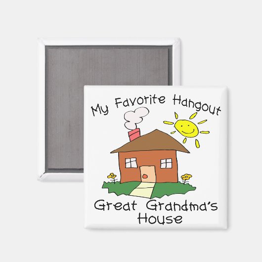 ハングアウトお気に入りのグレイトグランマズハウス マグネット (正面/裏面)