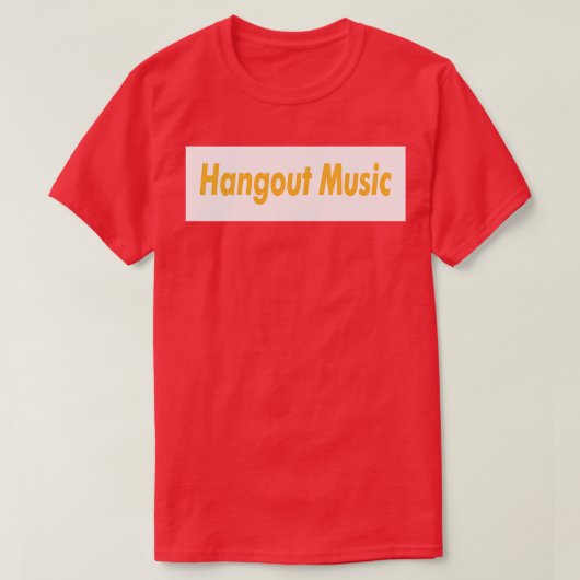 ハングアウトミュージックミートブラウンTシャツ Tシャツ (デザイン正面)