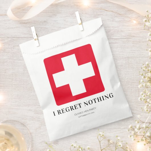 ハングオーバーキットパおもしろいーティーズバッグ フェイバーバッグ (クリップ留めされた状態)