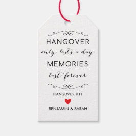ハングオーバーキットラベル/結婚式の引き出物ラベル ギフトタグ