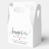 ハングオーバーキット編集可能なカラーラブリー書 フェイバーボックス (オープン)