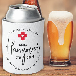 ハングオーバーステイ飲レリーフ、 浮き彫りキット結婚式の引き出物 缶クーラー
