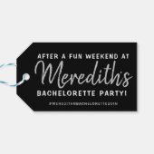 ハングオーバーパーソナライズされたヘルパーバチェロレッテギフトラベル ギフトタグ (裏面横)