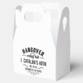 ハングオーバーレリーフ、 浮き彫りキット |ヴィンテージスタイル誕生日パーティー フェイバーボックス (オープン)