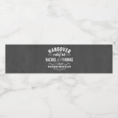 ハングオーバーレリーフ、 浮き彫りキッ結婚トの ペットボトルラベル (シングルラベル)