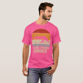 ハンググライダーの夏の滑空 Tシャツ (正面フル)